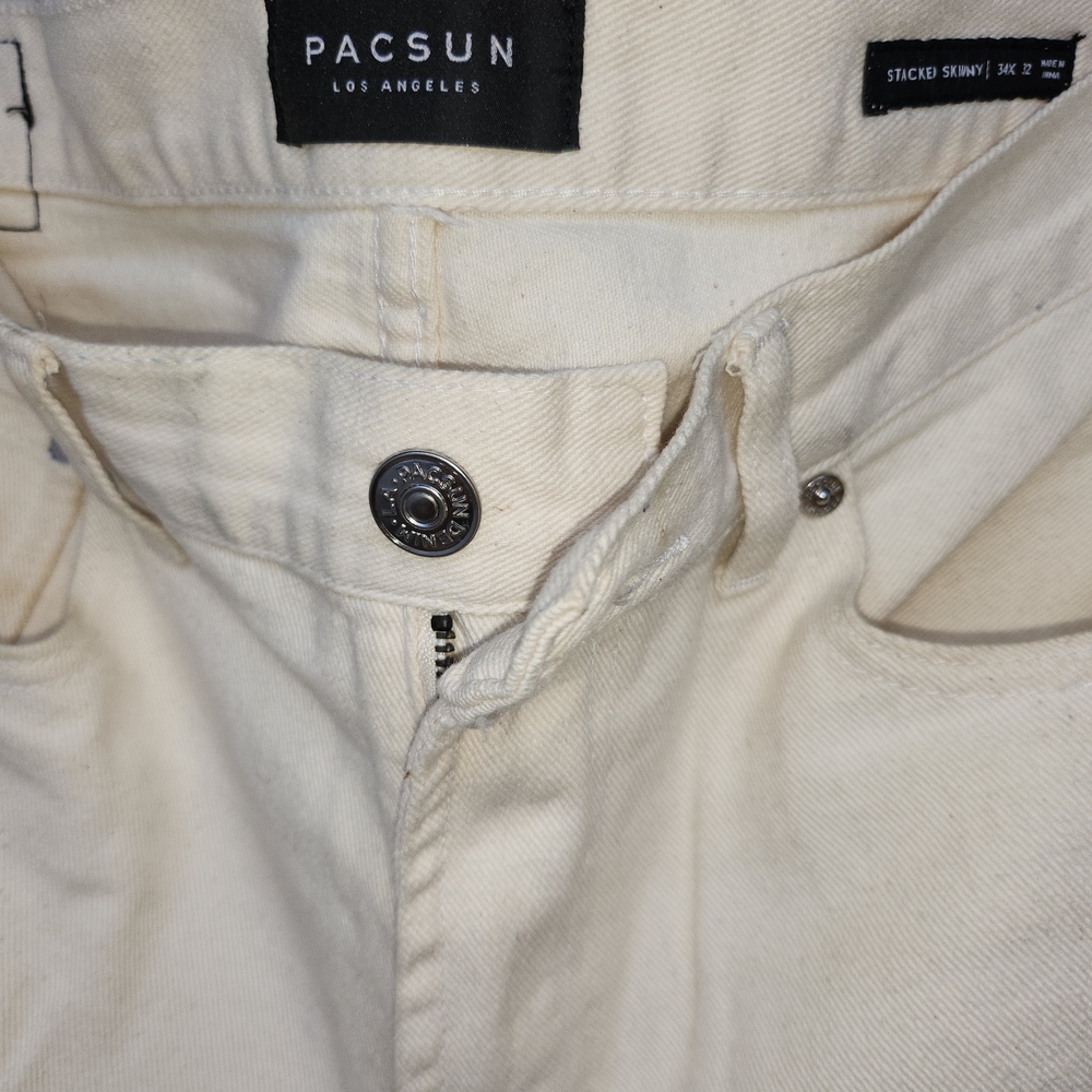 PacSun Cream Men's Pants